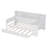 Twin Size Wooden Daybed with Trundle, Built-in Desk and Storage Shelves, Multi-Functional Bed Frame-470324831