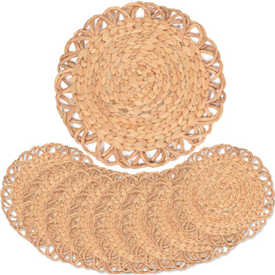 Ensemble de 8 napperons bohème Boho