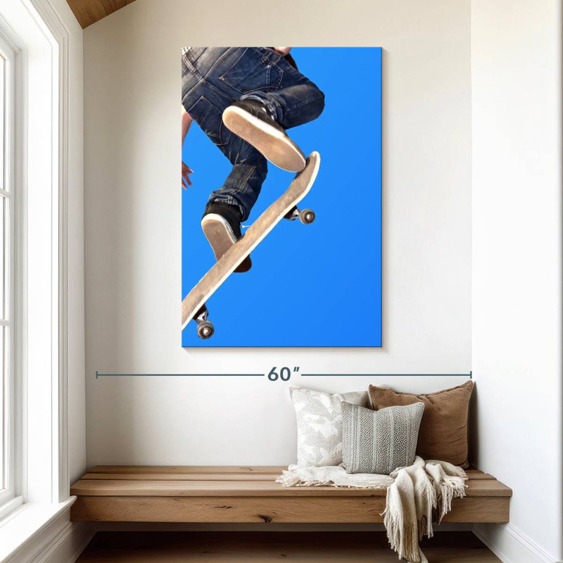 Senne Skateboard Stunt, 48" H x 32" W