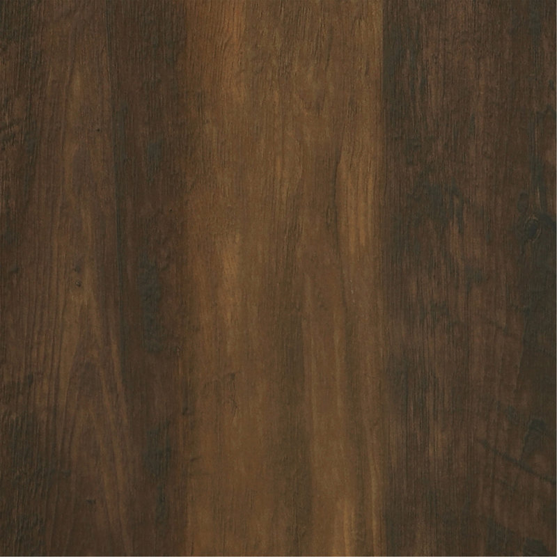 Table de chevet 2 tiroirs Geary, Marron foncé