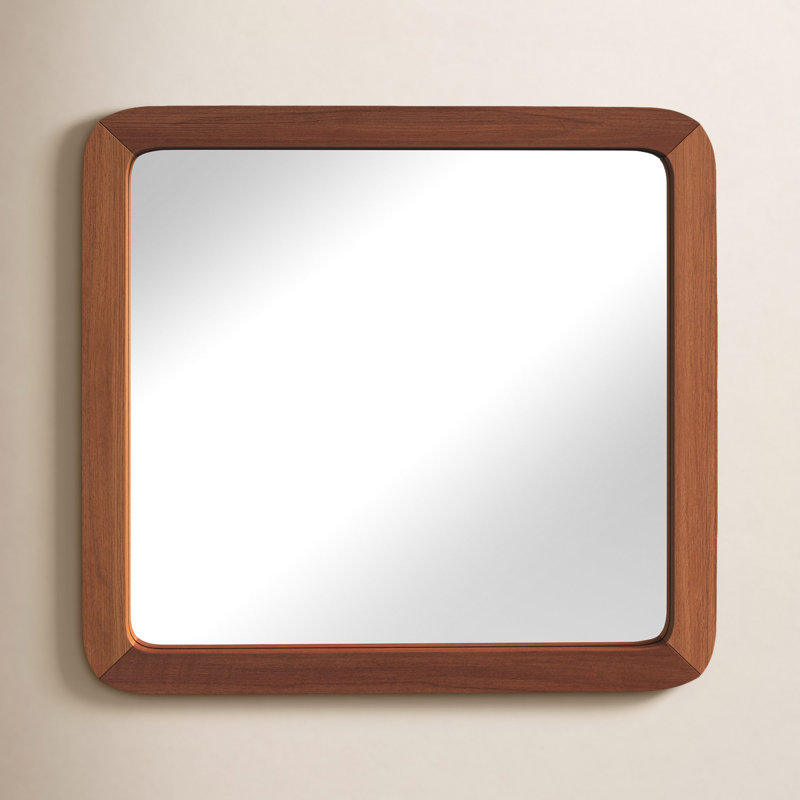 Wrightia Rectangle Mirror, Honey Maple