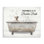 «Stupell Industries Happiness Is A Bubble Bath Dog In Tub Word Design» par Lori Deiter - reproduction d'art