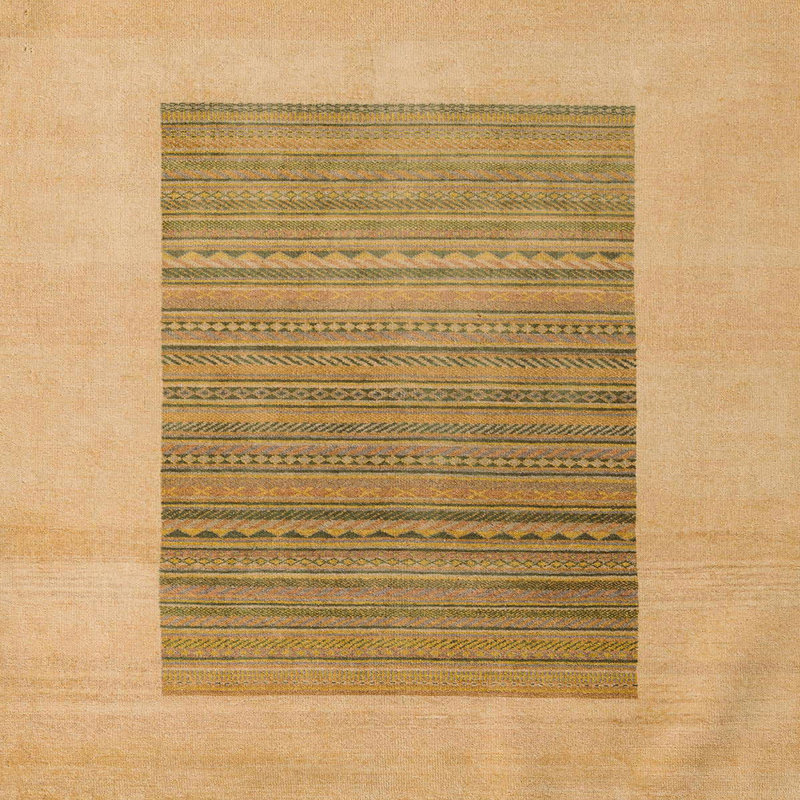 Abstract Indoor Rug, Square 3'