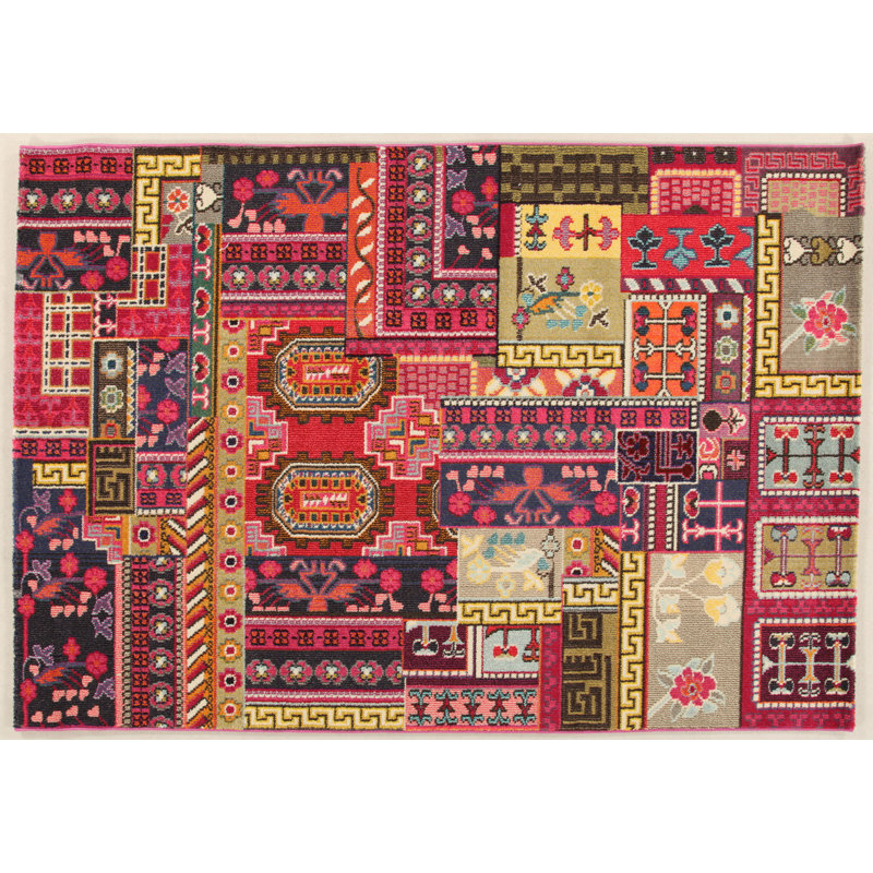 Medea Geometric Hand Hooked 160cm X 230cm Area Rug