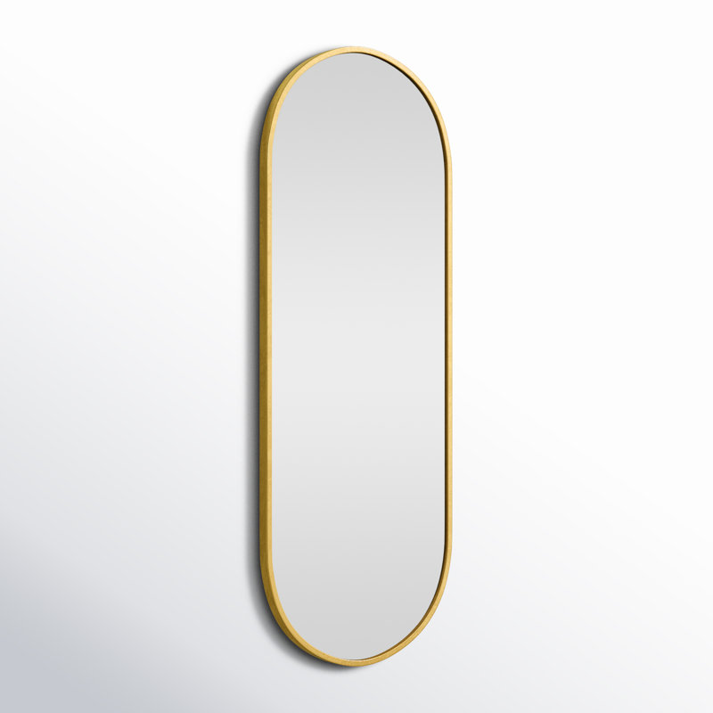 Miroir mural Edmonia, Doré, 60 po x 22 po