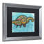 « Turtle »-impression d’art graphique sur toile encadrée-17981425