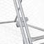 Cage à lapin argent 41,3 po x 35,8 po en acier galvanisé-42777468