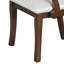Chaise avec accoudoirs rembourrée Geller Goodell