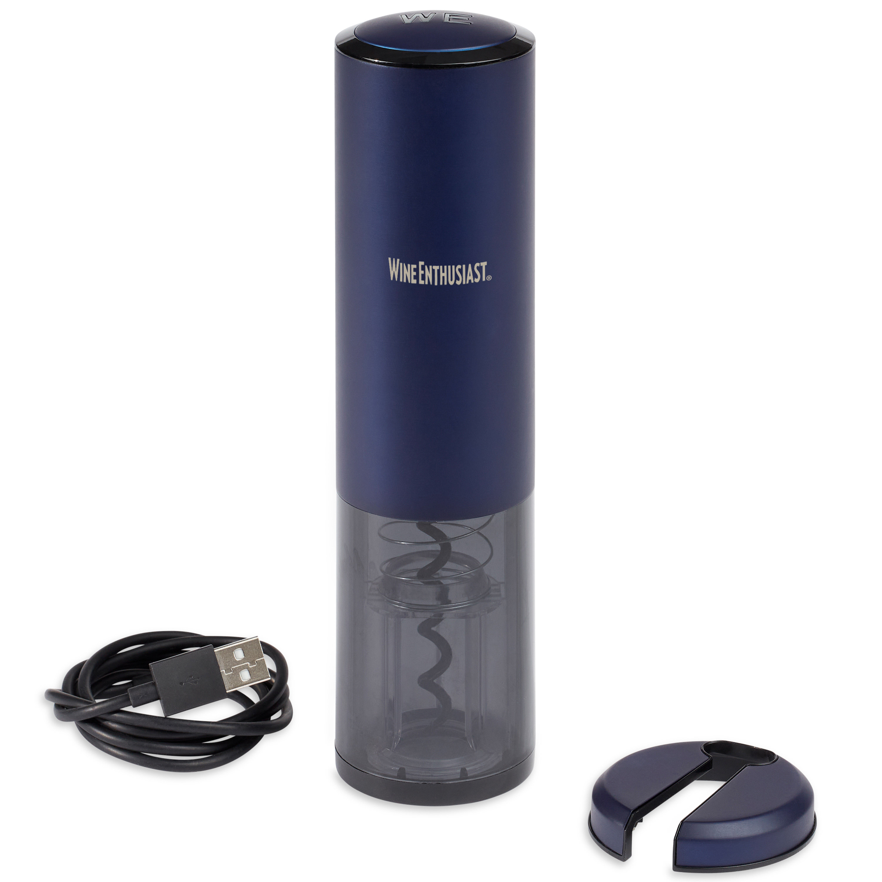 Wine Enthusiast Companies Wine Enthusiast Electric Blue Automatic Wine