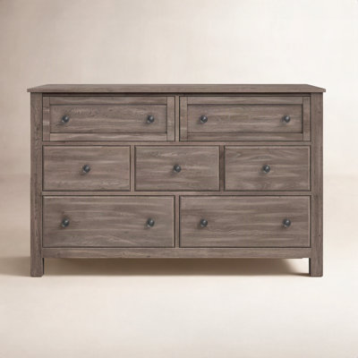 Lewin 60" Oak 7-Drawer Dresser