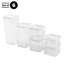 Contenants de rangement pour aliments Calen - Ensemble de 6 contenants avec couvercles pour l'organisation et le rangement du garde-manger - Bacs secs et liquides compatibles de Classic Cuisine