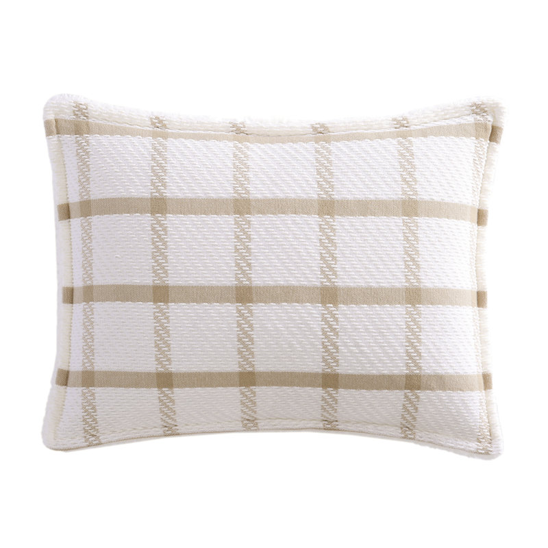 Twin Taupe Reversible Sherpa Blanket and Sham Set