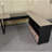 Burgener L-Shape Executive Desk with File Cabinet-1947809888