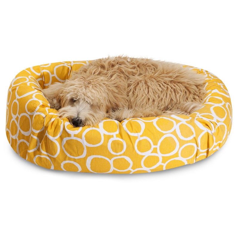 Fusion et sherpa bagel beignet, Jaune, Grand ( l 29 po x P 40 po x H 9 po)