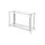 Codman 120cm Glass Top Console Table