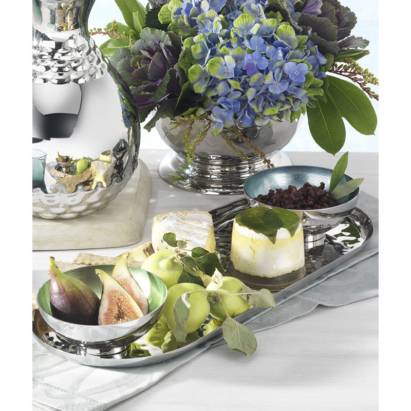 Oceana Stainless Steel Tray, 0.5" H x 16" W x 6" D