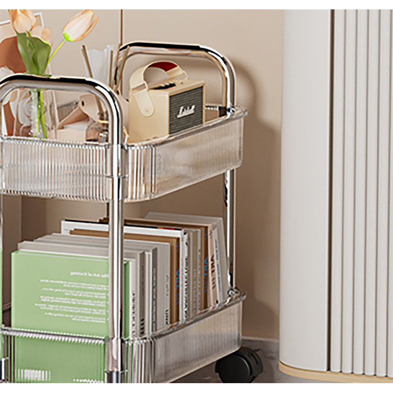 Alyan 16.14'' H x 13.77'' W Book Cart