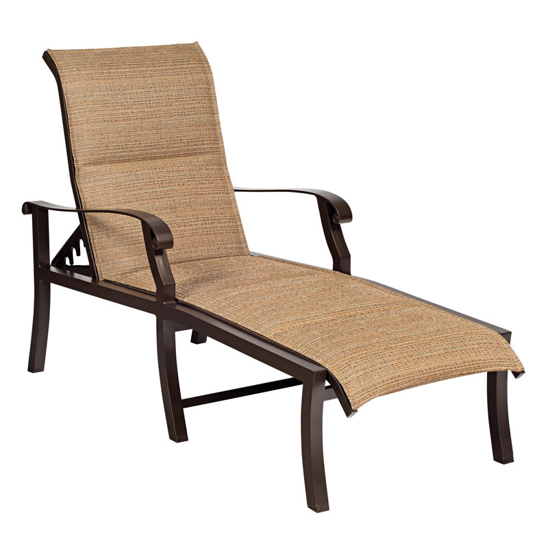 Chaise longue rembourrée réglable, Blanc mat, Blanc
