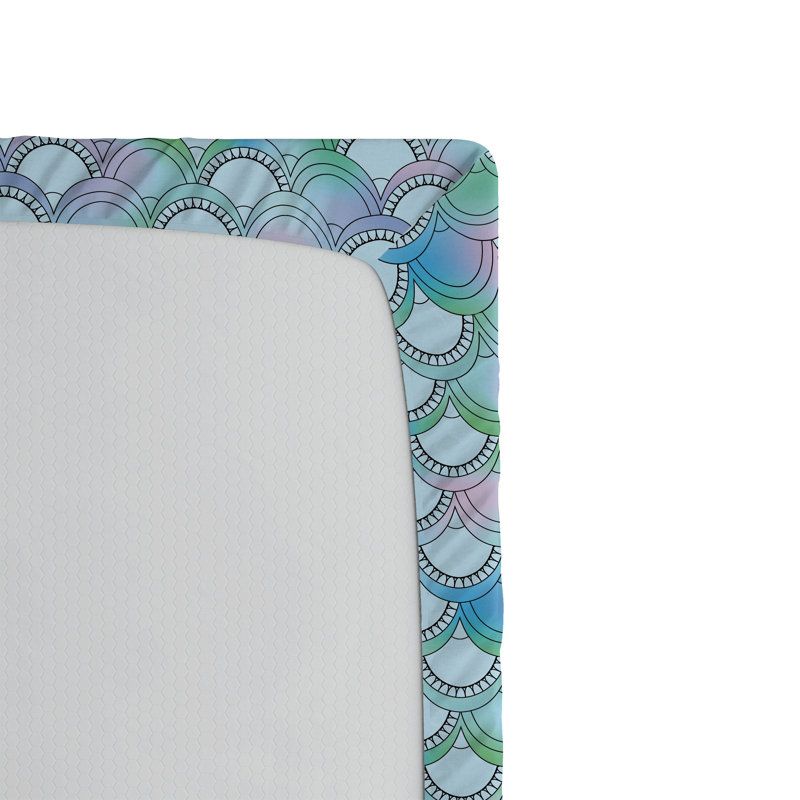Ensemble de 2 draps-housses Ambesonne, Multicolore / géométrique 2, Drap-housse simple TG