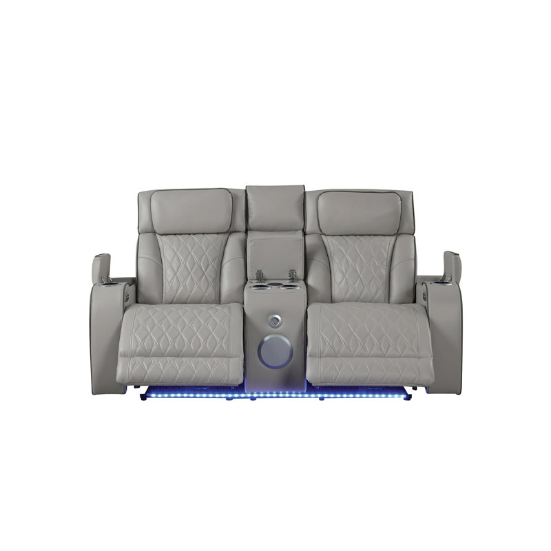 Causeuse inclinable de style moderne faite de bois et de massage