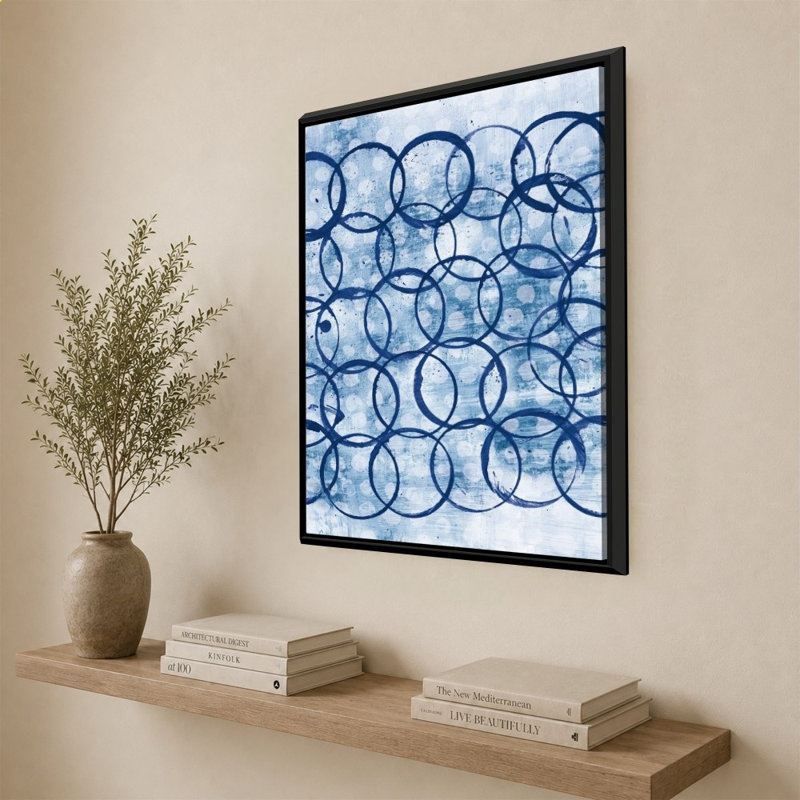 «Eclipse II» par Melissa Averinos - Impression sur toile, 44" H x 34" W, Black