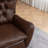 Genuine Leather Swivel Wingback Recliner(Set Of 2)-707884898