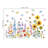 Spring Summer Garden Flower Double Sided Window Clings