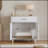 Stylish Wooden Cat Litter Box Enclosure with Scratch Pad and Storage, Ideal for Home and Office