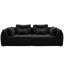 Canapé modulaire sans ossature de 254 cm de large, assise profonde, dossier bas, style moderne-1274221940