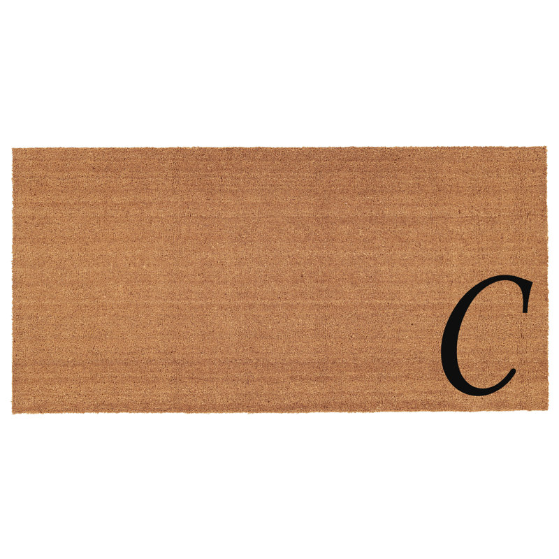 Tapis d'entrée antidérapant Zebrowski, Rectangle 3 pi x 6 pi, C