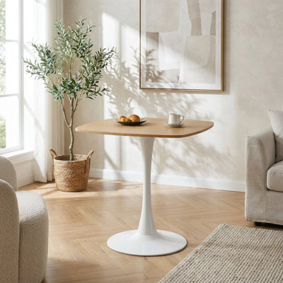 Table de salle à manger élégante avec base piédestal