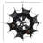 16" Glitter Spider Web With Spider