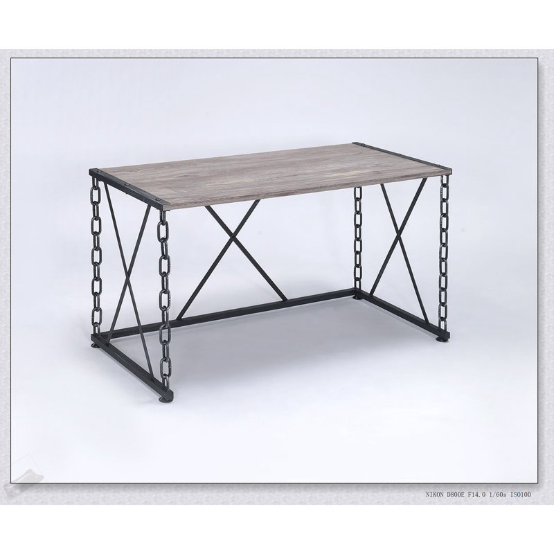 Console Jode en chêne rustique et finition antique, combinant des éléments modernes et classiques pour une décoration intérieure durable et élégante.