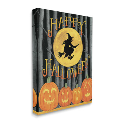 «Happy Halloween Forest Witch», art mural par Deb Strain