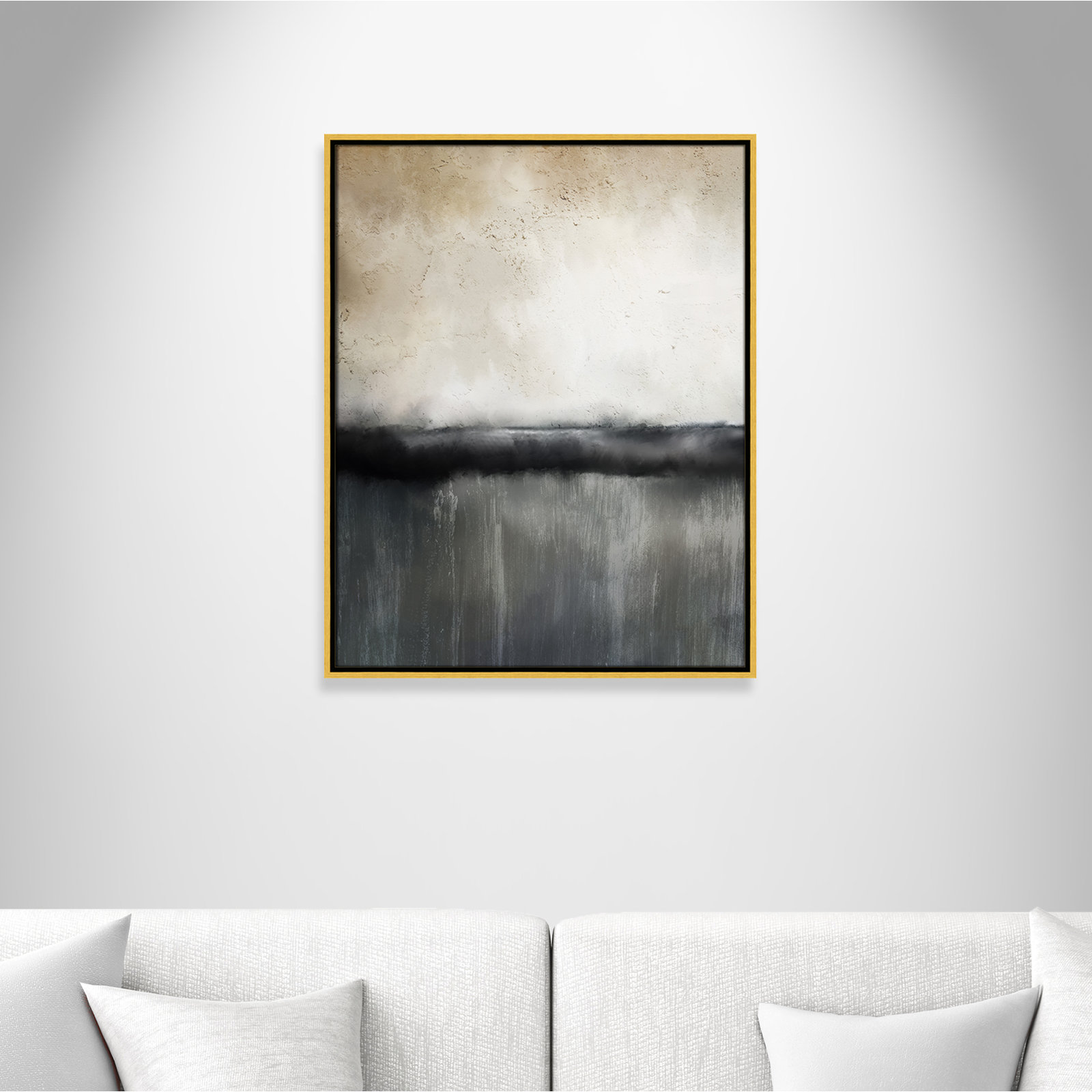 Dorota "Sunset" Print by Kimberly Allen, Picture Framed Canvas, 29.5" H x 23.5" W, Gold