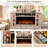 Farmhouse Tv Stand With Electric Fireplace-1598831619