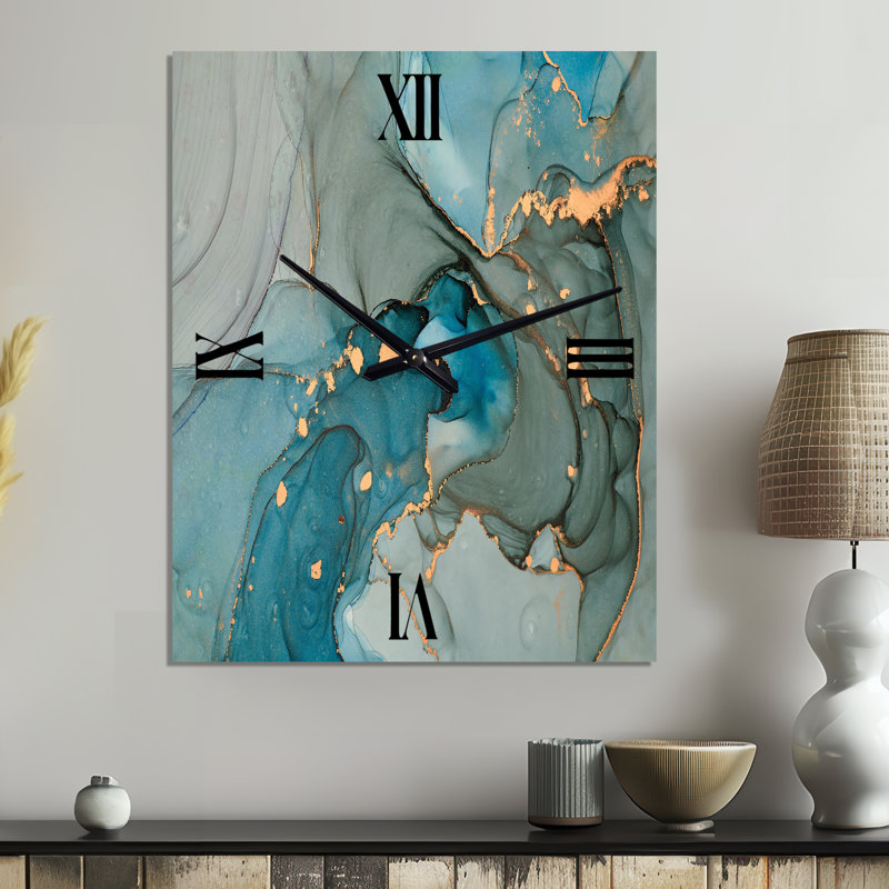 Horloge murale abstraite, Grand