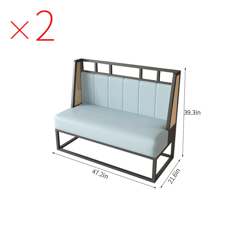 Banc rembourré en similicuir