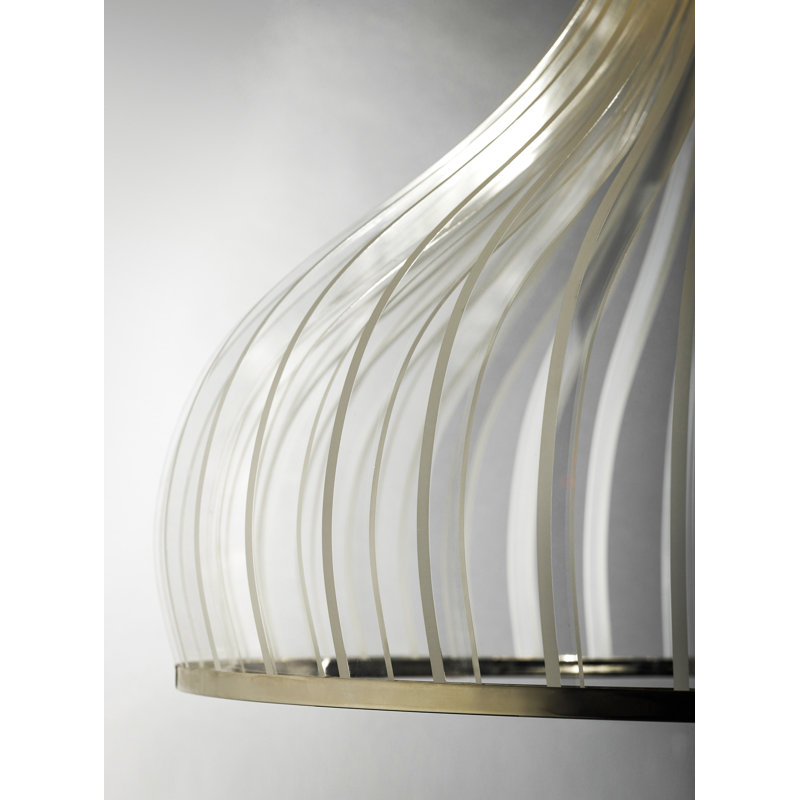 1 - Light Single Pendant, 24" H x 24.25" W x 24.25" W