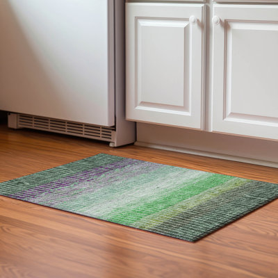 Premium Machine Washable Mayfield AMF2314 Stripes Rug