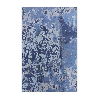 Tapis bleu