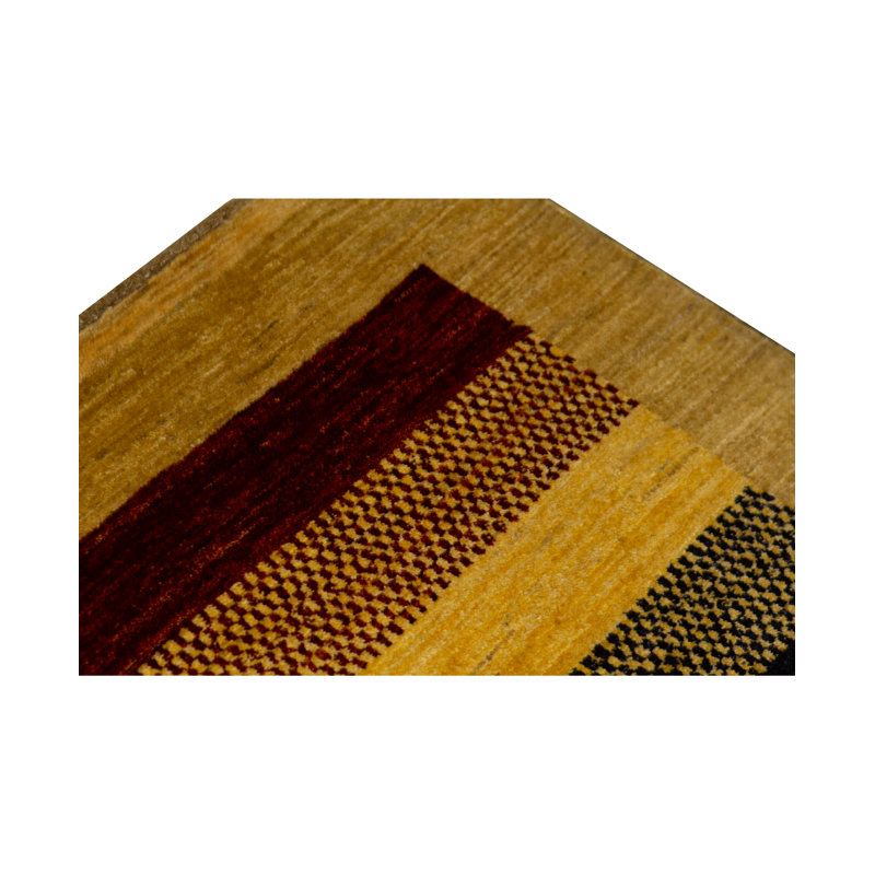 Hand Woven Wool Striped Area Rug