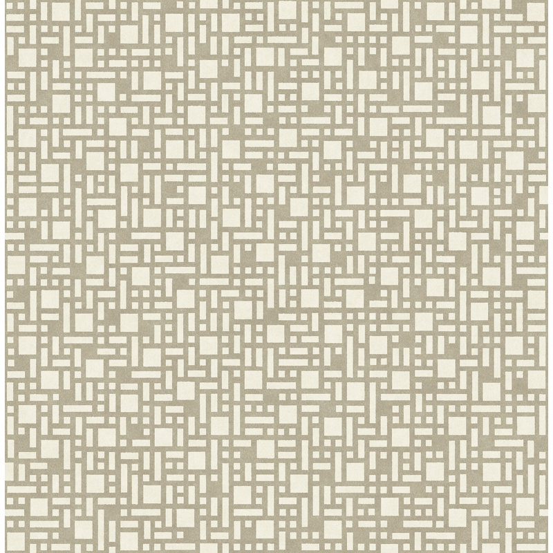 Rouleau de papier peint L 33 pi x l 20,5 po Angelise, Taupe