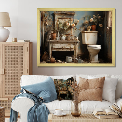 Art mural sur toile, salle de bain et charme rétro IV - Bath & Laundry