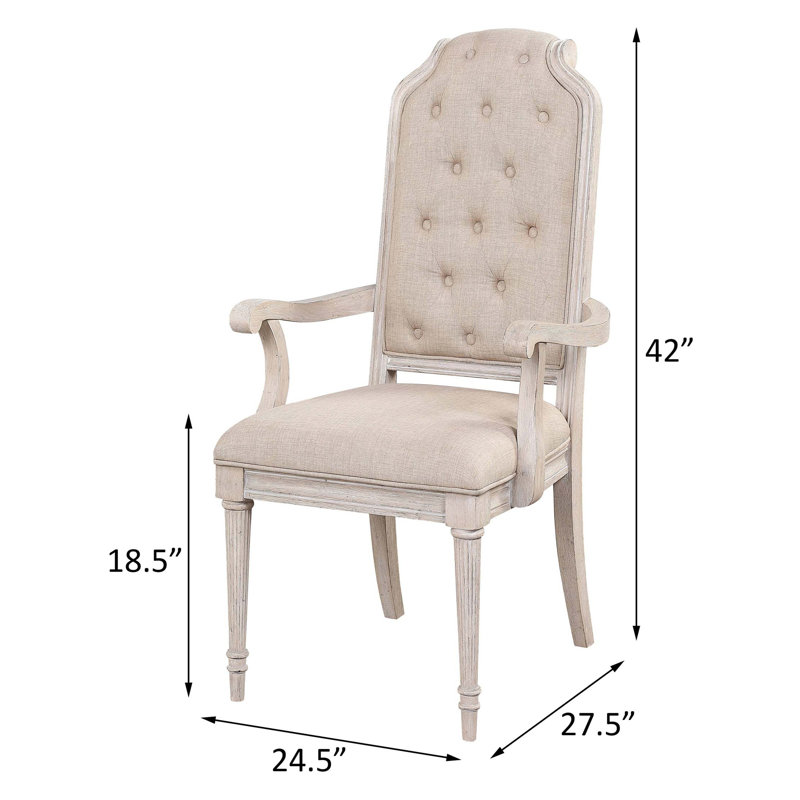 Ensemble de 2 fauteuils capitonnés à dossier