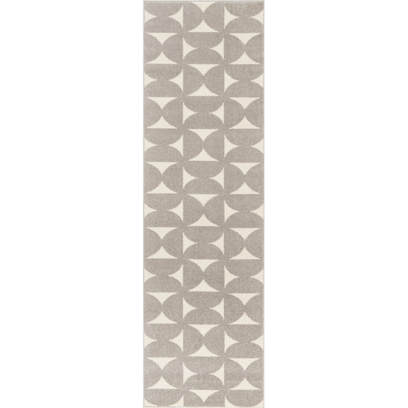 Mallorca Geometric Area Rug, Runner 66 x 229cm