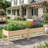 Heavy-Duty 300LBS Load Capacity Weather-Resistant Natural Solid Fir Wood Elevated Raised Garden Bed Planter Box With Sturdy Reinforced Support Legs Set Of 2-987490091