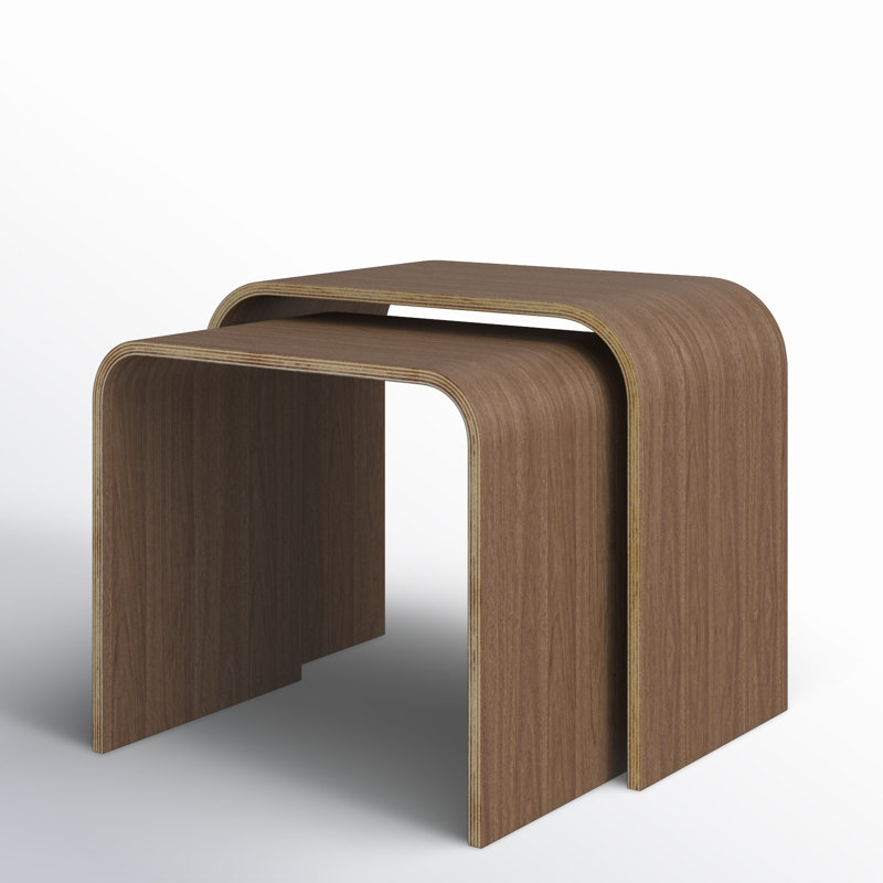Closson Nesting Tables, Walnut