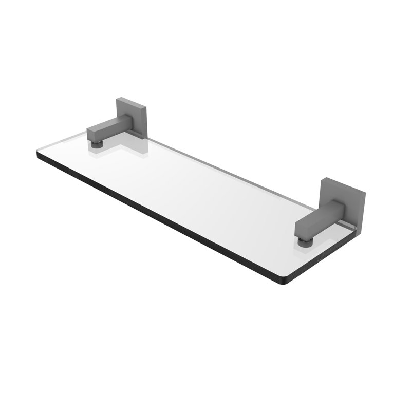Tablette murale Haranu, Gris mat, 22 po