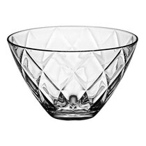 French Home Recycled Clear Glass 12 in. 102 oz. Urban Salad Bowl